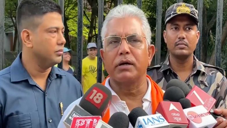 India News | BJP's Dilip Ghosh Raises Concerns over Infiltration and Voter Registration in West Bengal