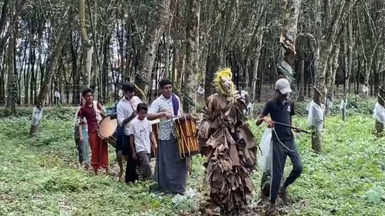 Entertainment News | Onam Festivities: Children Revive Traditional Pulikali in Keralam's Kurampala