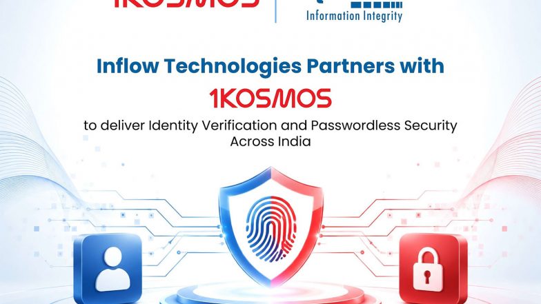 Business News | Inflow Technologies Partners with 1Kosmos to Deliver Identity Verification and Passwordless Security Across India