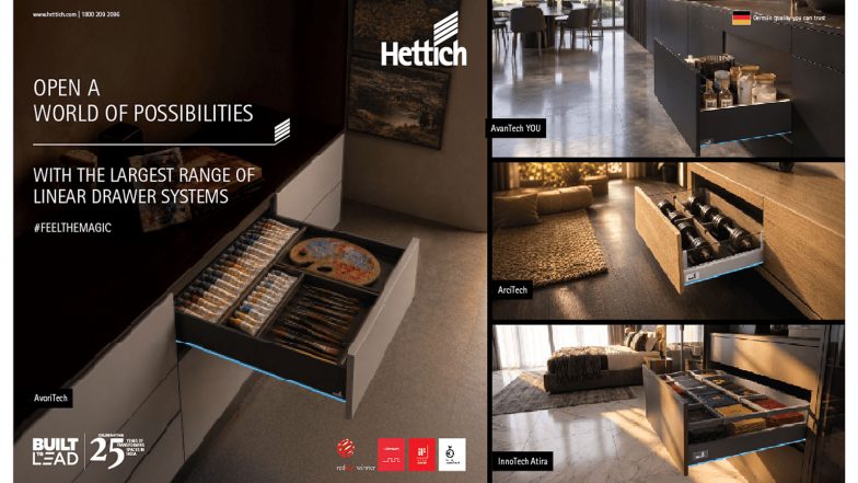 Business News | Hettich Introduces Its Largest Range of Linear Drawer Systems for Modern Interiors