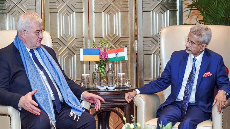 World News | Ukrainian FM Thanks EAM Jaishankar on Independence Day Wishes; Expresses Optimism on Deepening Ties