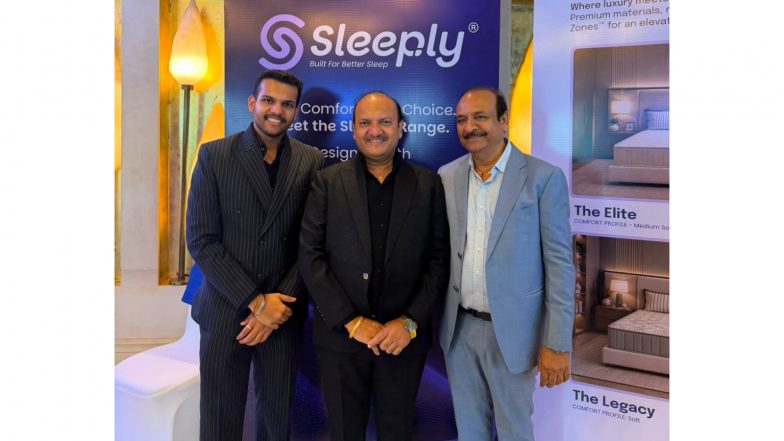 Business News | Sleeply Enters India's Mattress Industry Backed by 36 Years of Expertise by Aadi Foam