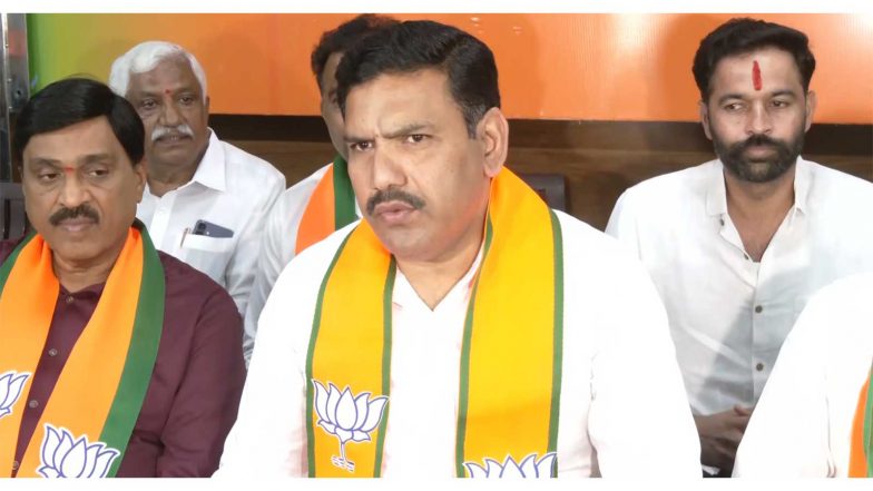 India News | Karnataka BJP Chief Reiterates Demand for Minister Nagendra's Resignation over Valmiki Corporation Scam Allegations