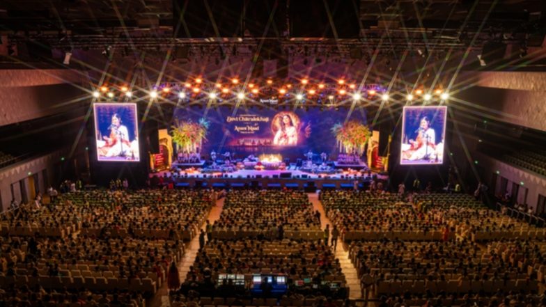 Business News | Anant Naad by Devi Chitralekhaji: When Music Became a Soulful Experience, Bhakti and Indian Music Resonated at Yashobhoomi