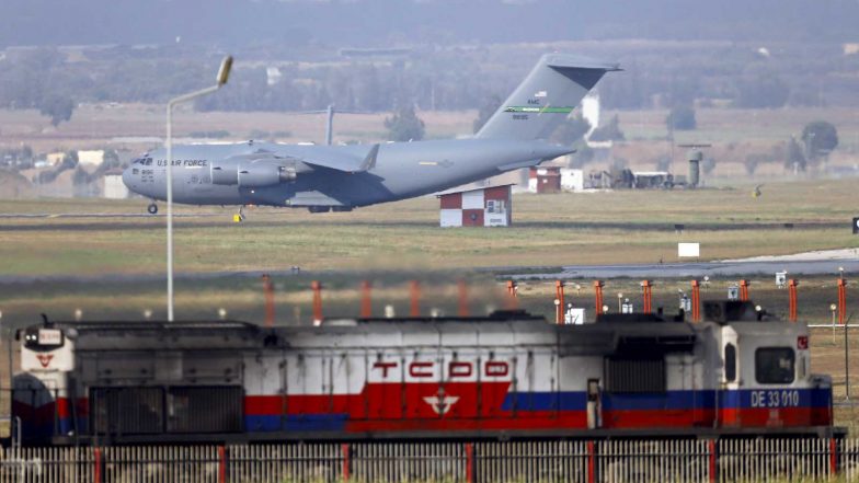 World News | US Military Transport Aircraft Lands in Moscow: Reports