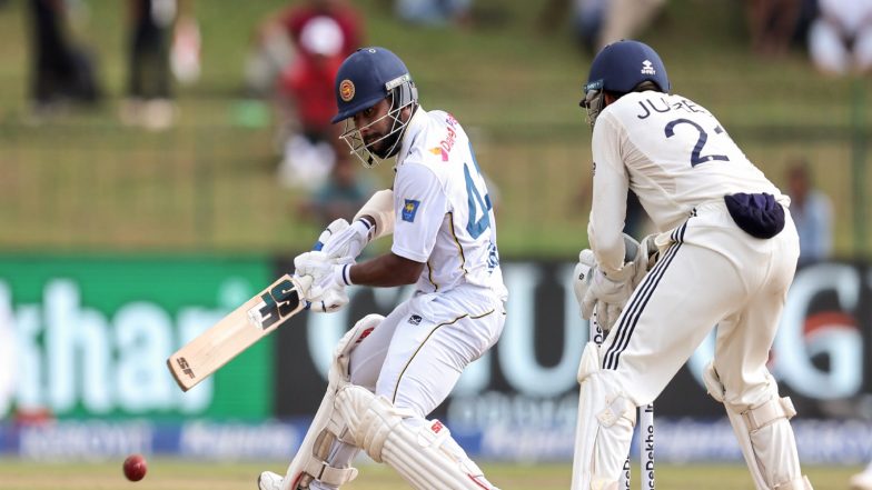 Sports News | Sonal Dinusha Defies India as Rain Forces Early Stumps on Day 3, Sri Lanka 265/8