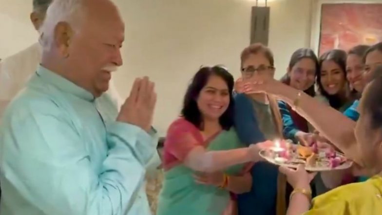 World News | RSS Chief Mohan Bhagwat Arrives in New York on Global Outreach Tour