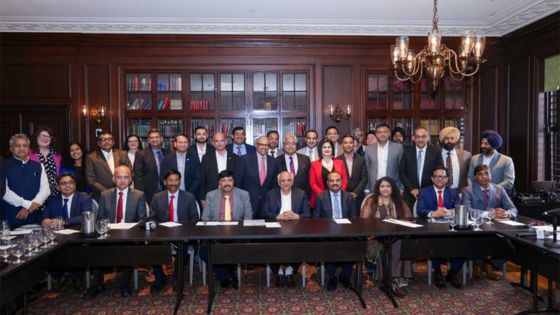 World News | Gujarat CM Holds Round Table Meetings with Entrepreneurs of TiE Toronto and Canadian Hindu Chamber of Commerce