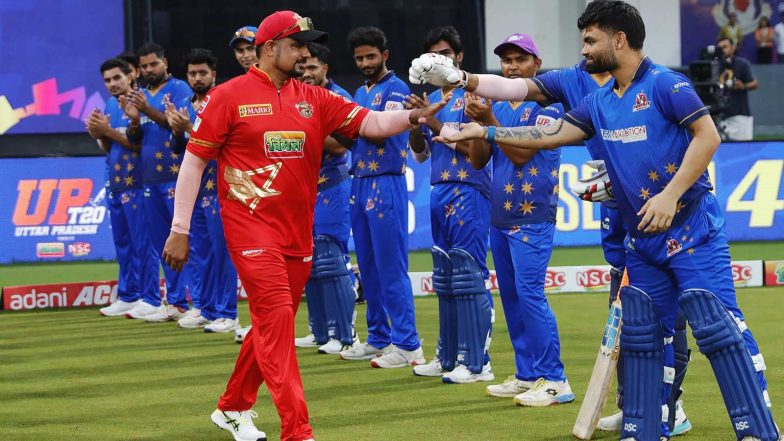 Sports News | UPT20 2026: Karn Sharma Plays His Final Competitive Game as Meerut Mavericks Secure Their 7th Consecutive Win