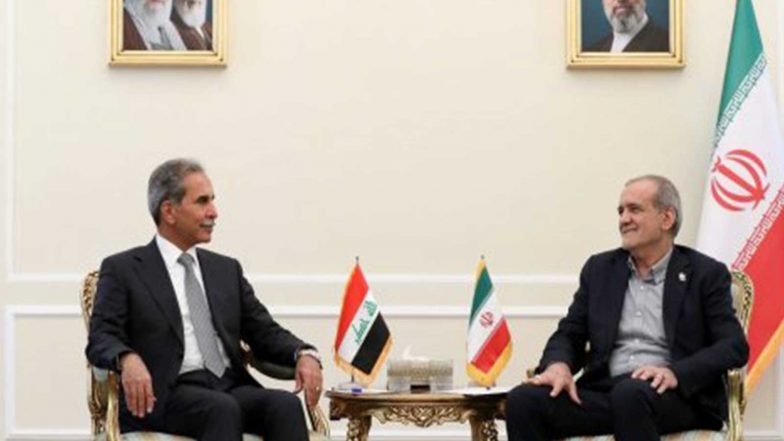 World News | Islamic Unity is Key to Regional Security: Iranian President Pezeshkian Calls for Greater Cooperation Among Muslim States