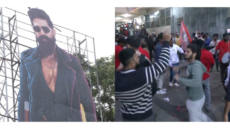 Entertainment News | Yash's 'Toxic' Fever Grips Karnataka, Hyderabad, Mumbai; Houseful Shows, Fan Celebrations in Raichur, Chitradurga