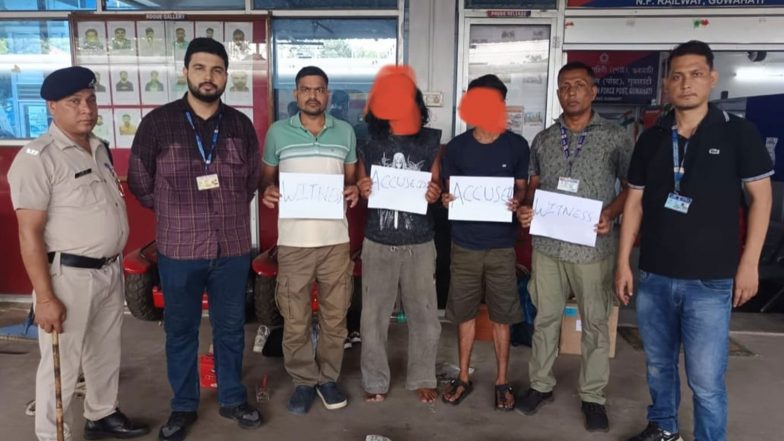 India News | Assam: RPF, NCB Seize Drugs Worth Rs 2.33 Crore in Guwahati; Two Arrested
