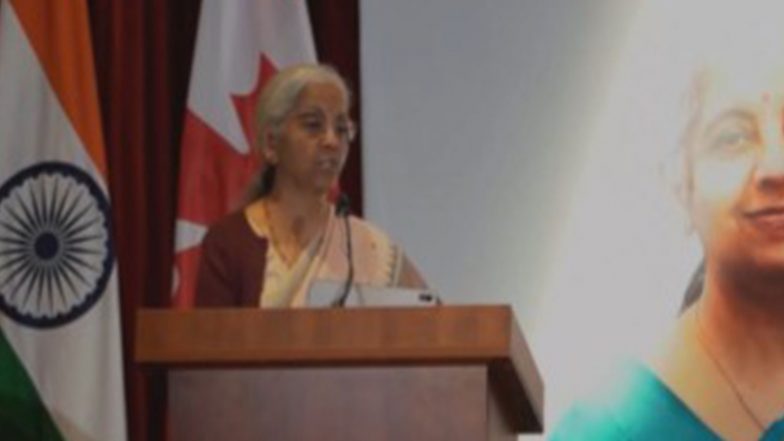 Business News | FM Sitharaman Pitches India as Gateway for Canadian Investors, Highlights GIFT City, UPI for Deeper Financial Collaboration