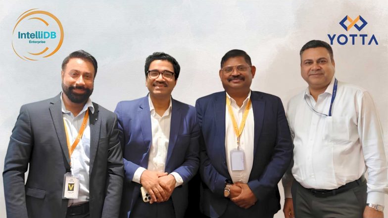 Business News | IntelliDB Enterprise Partners With Yotta To Deliver Sovereign & AI Database Infrastructure In India