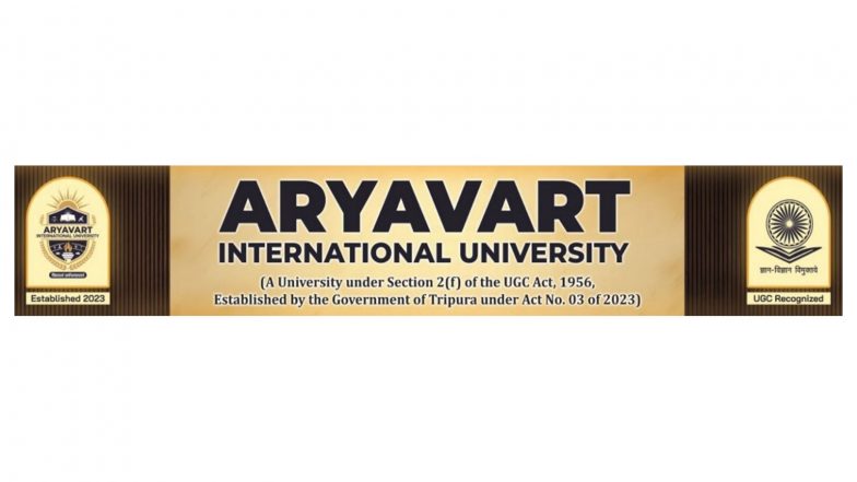 Business News | Aryavart International University Opens 60 B.Pharm Seats Through TBJEE Counselling 2026-27; RS 36 Lakh Scholarship Announced for Eligible Students