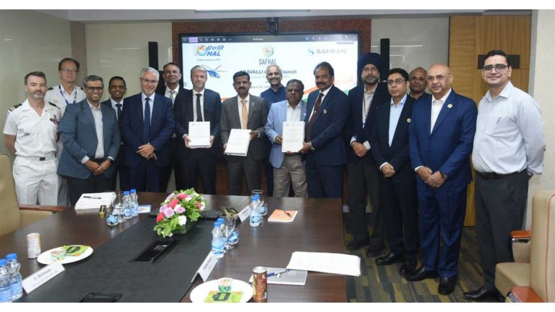 India News | HAL, Safran Helicopter Engines Sign Final Contract with SAFHAL to Launch Development, Production of Aravalli Engine