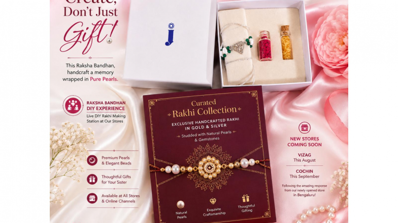 Business News | Sri Jagdamba Pearls Invites Siblings to Create Their Own Rakhi This Festive Season