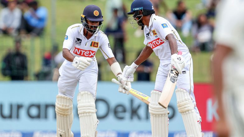 Sports News | Sooriyabandara, Mendis Lead Sri Lanka's Fightback After Follow-on, Hosts Reach 199/3 at Tea on Day 4