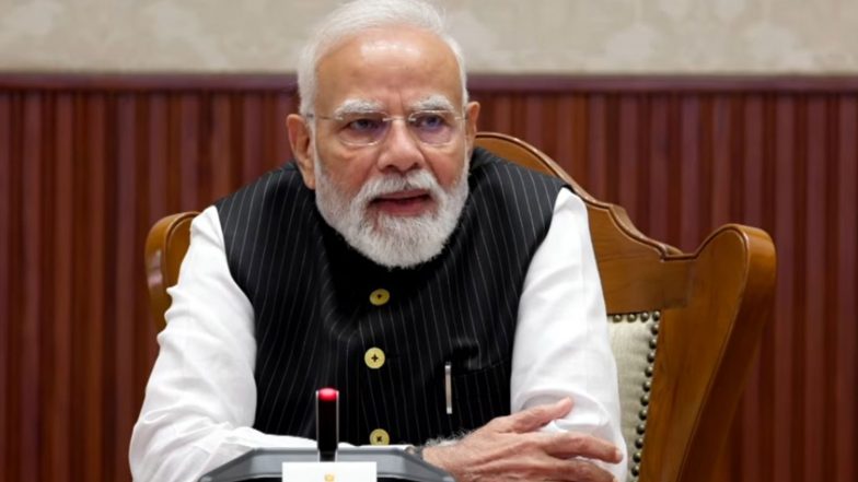 World News | PM Modi Speaks with Nepal PM; Conveys Condolences on Loss of Lives Due to Floods, Says India Ready to Provide Assistance