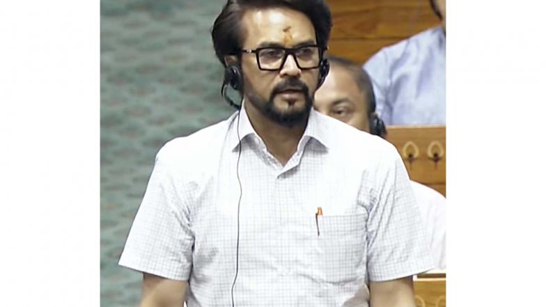India News | Anurag Thakur Writes to Himachal CM Sukhu, Demands Immediate Withdrawal of Lottery Tender
