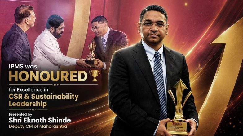 Business News | Dr. Soumitro Chakraborty Receives the 'Excellence in CSR & Sustainability Leadership' Award for Fiinovation (IPMS) at ETNow Business Conclave 2026