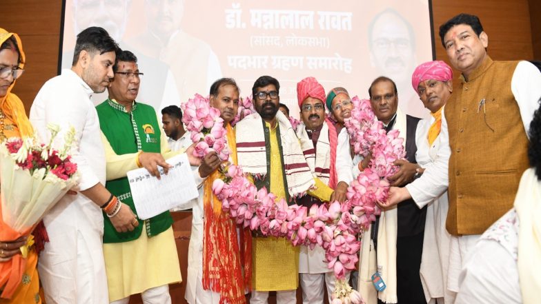 India News | Mannalal Rawat Takes Charge as BJP Scheduled Tribe Morcha National President