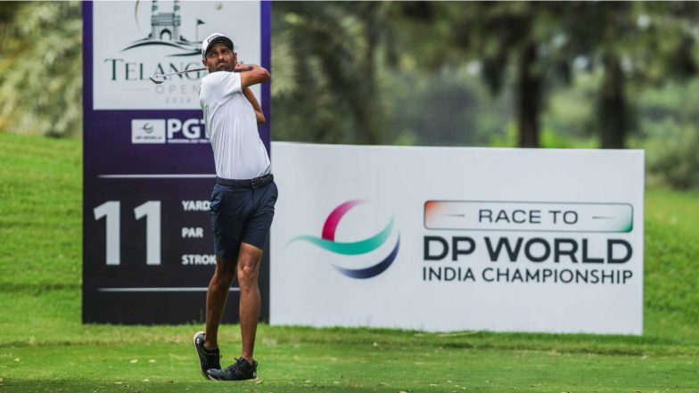 Sports News | Angad Cheema Fires Career-low 61 to Take 2-shot Lead at Telangana Open