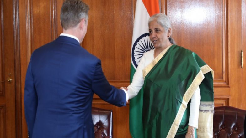 Business News | FM Nirmala Sitharaman Pitches Canadian Investors for Long-term Collaboration Across Key Sectors