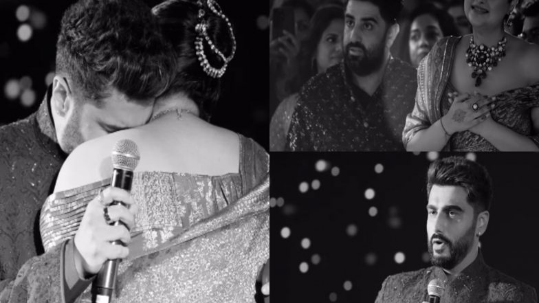 Entertainment News | Arjun Kapoor Remembers Late Mom, Tears Up at Anshula's Wedding