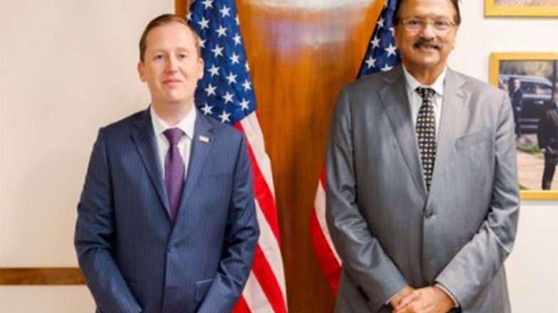 Business News | US Envoy Sergio Gor Meets Piramal Group Chairman Ajay Piramal, Discusses Expansion Plans in US