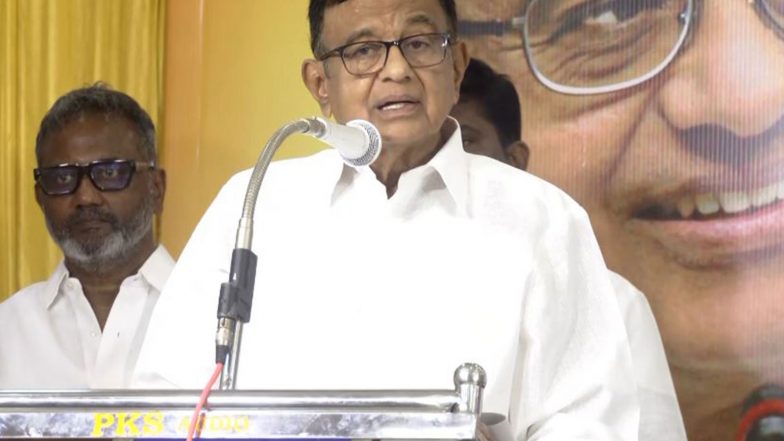 India News | 'Parliament Becoming a Mockery': P Chidambaram Attacks Centre over FCRA and Delimitation Issues