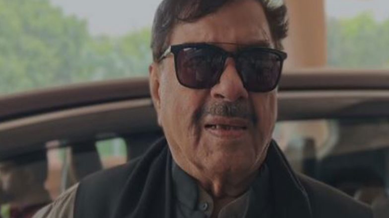 India News | 'Rebel MPs Must Answer': Shatrughan Sinha Backs LS Speaker Notice to MPs Who Joined NCPI