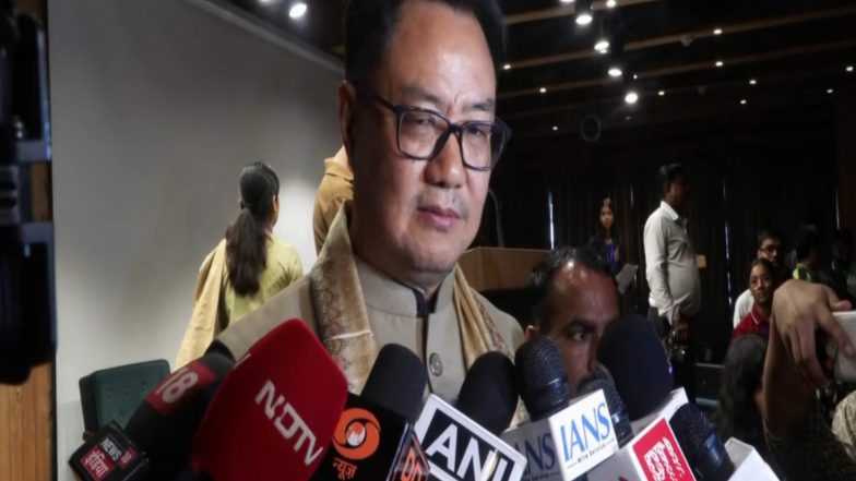 Sports News | Rijiju Hails Impact of Govt's 'Khelo India' Initiative, Lauds PM Modi's Dialogue with Athletes
