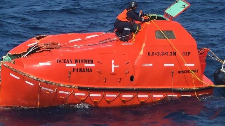 India News | Coast Guard Brings 2 Chinese Survivors of Sunken MV Ocean Winner to Paradip