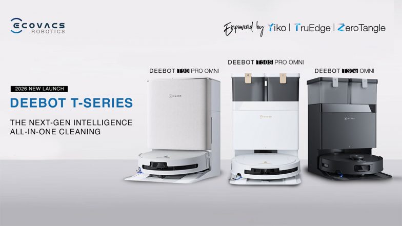 Business News | ECOVACS Launches Next-Generation DEEBOT T-Series Robotic Vacuum Cleaners to Revolutionize Smart Home Cleaning in India