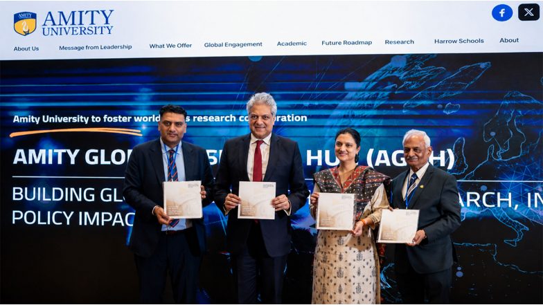 Business News | Amity Global Research Hub Launches in New York to Boost India-US Innovation