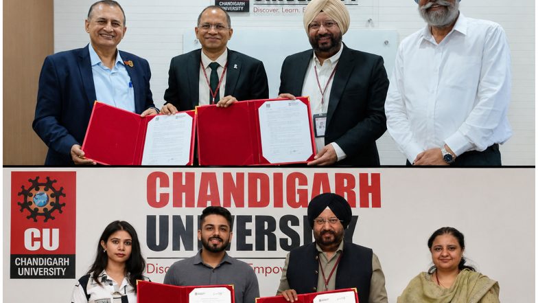 Business News | Chandigarh University Establishes Collaborations with Leading Companies for Internships & Placements Across Legal Studies, Liberal Arts and Sciences