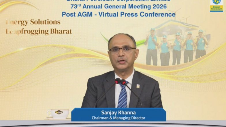 Business News | BPCL Explores New Crude Sources Amid Threat to Russian Oil Supplies, Hormuz Uncertainty: CMD