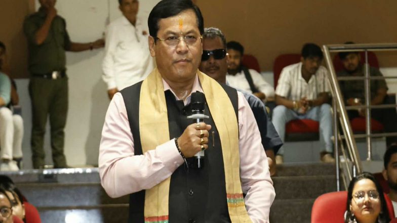 India News | Union Minister Sarbananda Sonowal Interacts with Dibrugarh University Students at Khelo India Samvaad