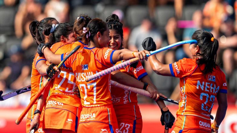 Sports News | India Beat Germany 3-1 to Secure Fifth Place at FIH Women's Hockey World Cup 2026