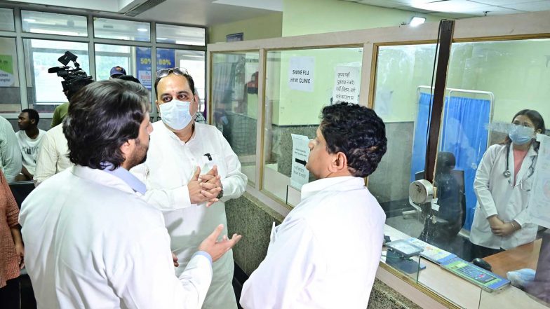 India News | Delhi Health Minister Inspects H1N1 Preparedness at Dwarka Hospital Amid Rise in Cases