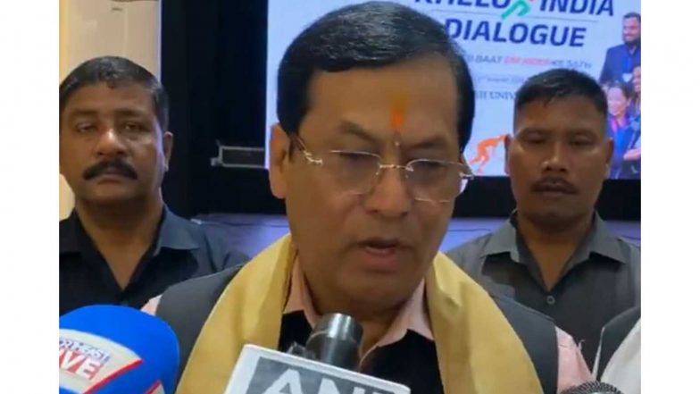 Sports News | Union Minister Sarbananda Sonowal Highlights PM Modi's Message at Khelo India Dialogue
