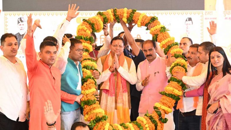 India News | Uttarakhand: CM Dhami Inaugurates Development Projects Worth Rs 62.97 Crore in Champawat