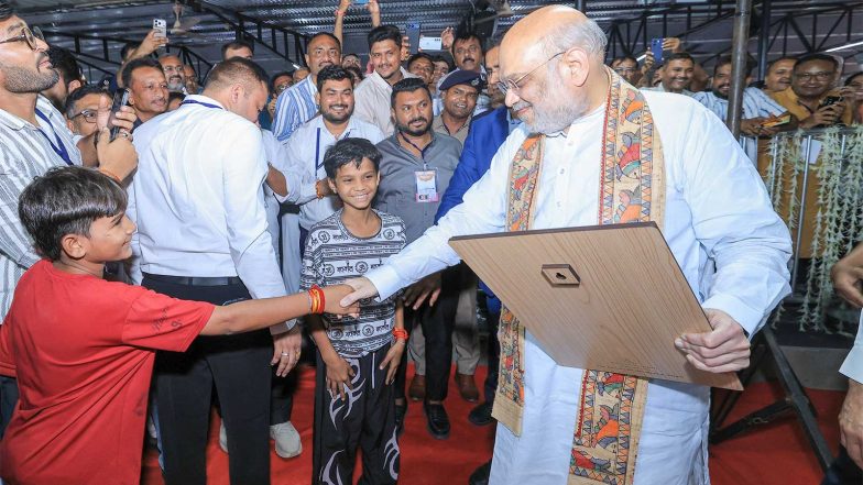 India News | Gujarat: Union Home Minister Amit Shah Chairs Lok Darbar in Ghatlodia Assembly Constituency