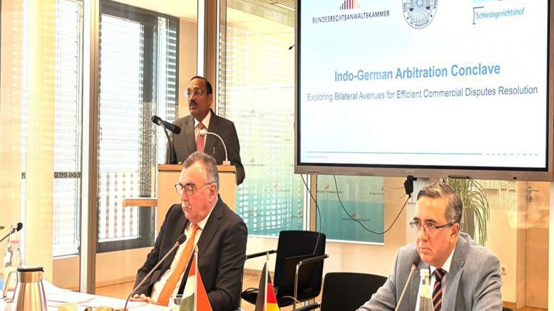 India News | CJI Surya Kant Calls for Stronger India-Germany Partnership on Commercial Arbitration
