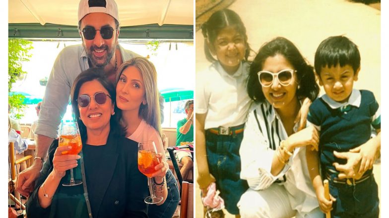 Entertainment News | Raksha Bandhan 2026: Riddhima Kapoor Sahni Shares Childhood Pic with Brother Ranbir Kapoor, Mom Neetu Kapoor