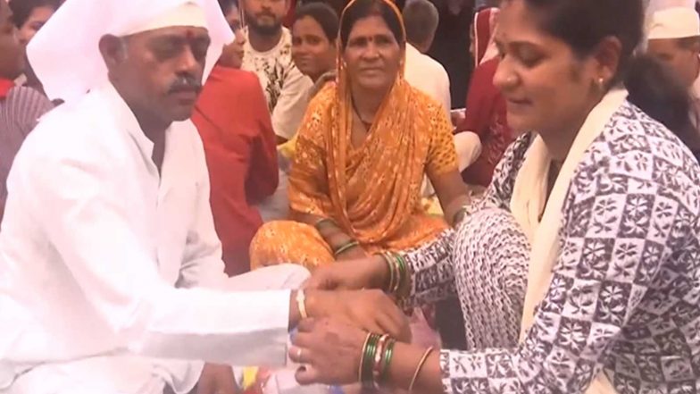 India News | MP: Bhopal Central Jail Makes Special Arrangements for Raksha Bandhan as Sisters Tie Rakhi to Inmate Brothers
