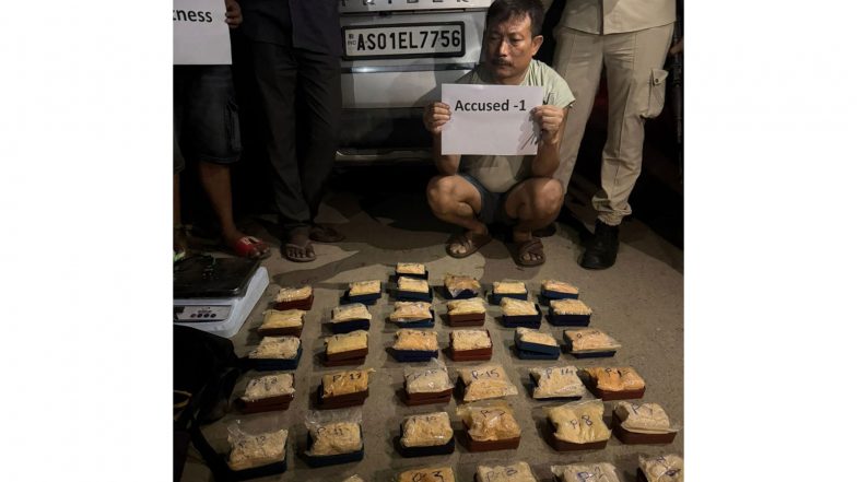 India News | Assam STF Apprehends Three Drug Traffickers, Recovers 397 Gm Suspected Heroin in Guwahati