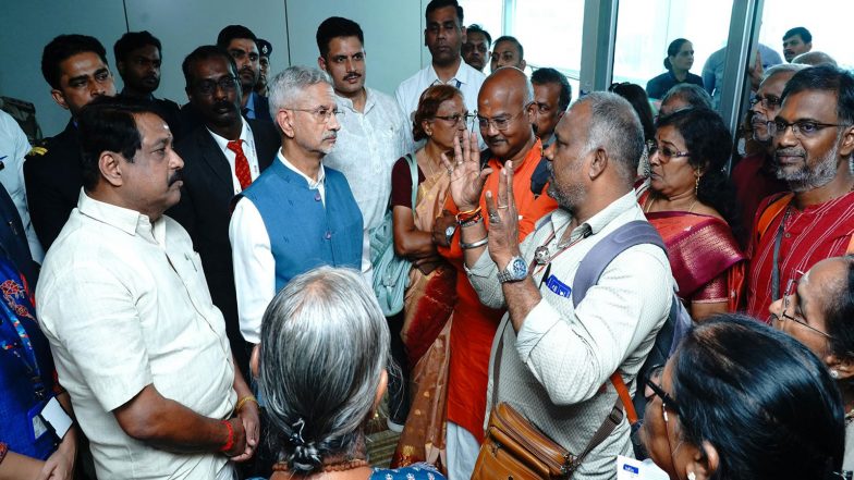 India News | Jaishankar Receives 21 Pilgrims Rescued from Nepal Floods in Delhi; 320 Indians Still Missing