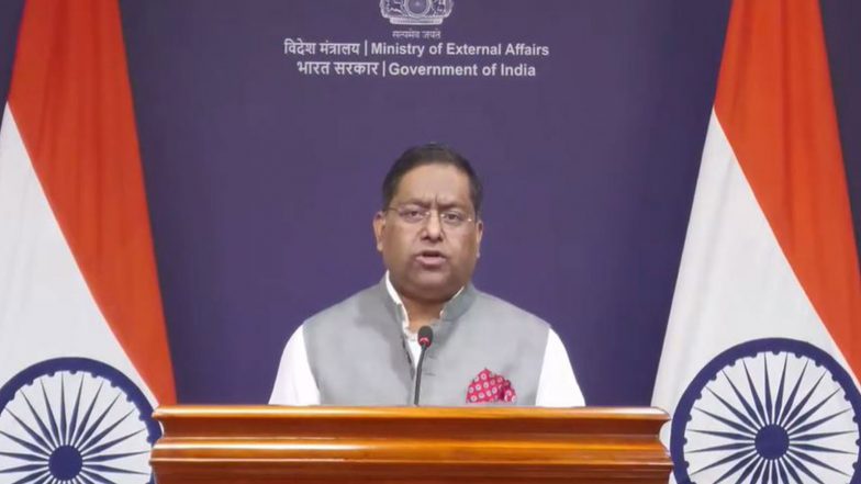 World News | India, China to See How Best to Activate 8-point Consensus from 25th SR Talks on Boundary Question: MEA